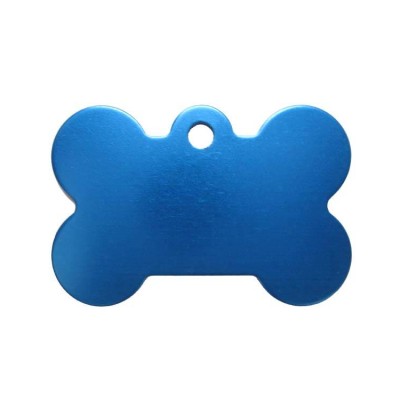 Petscribe Bone ID Tag Light Blue For Dog